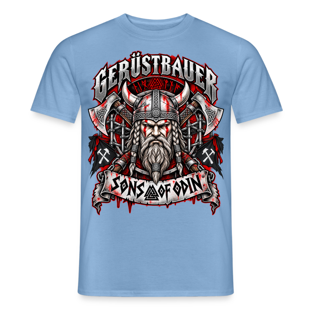 Gerüstbauer Viking - Männer T-Shirt - Carolina Blue