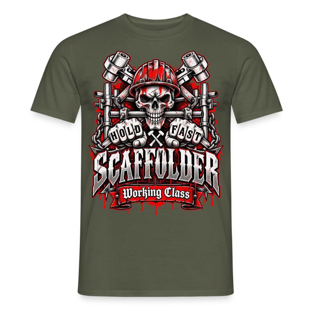 Scaffolder Working Class - Männer T-Shirt - Militärgrün