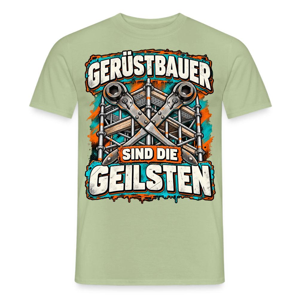 Gerüstbauer sin die Geilsten - Männer T-Shirt - Sage