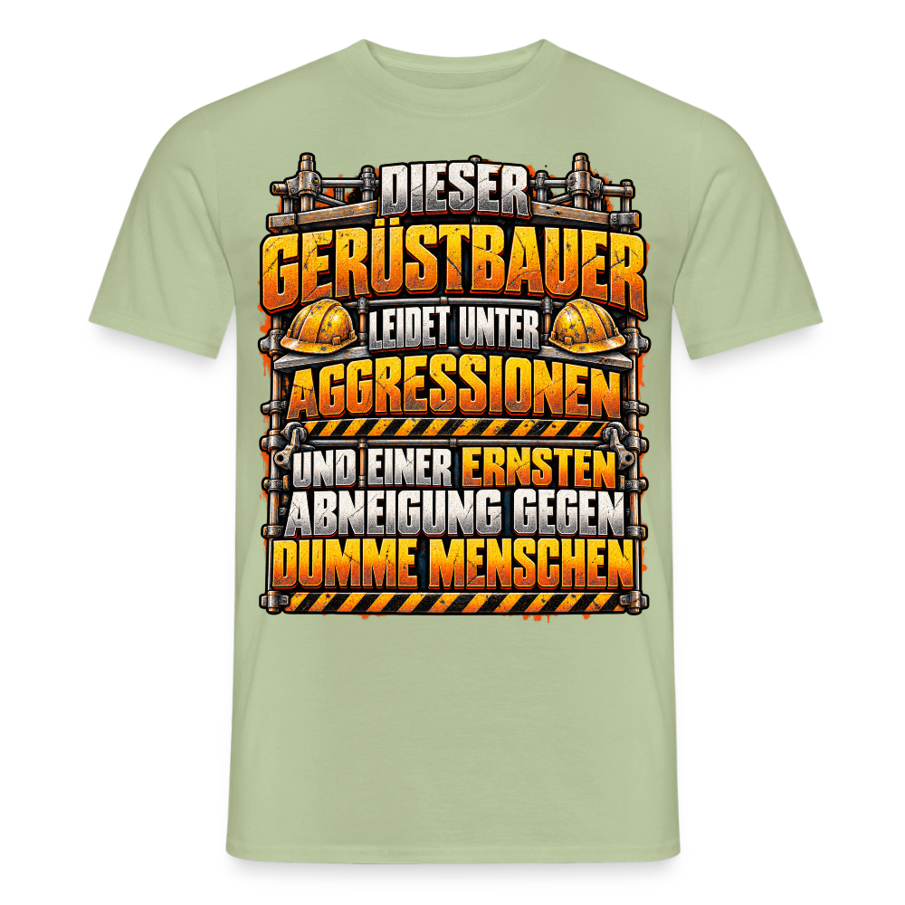 Dieser Gerüstbauer - Männer T-Shirt - Sage