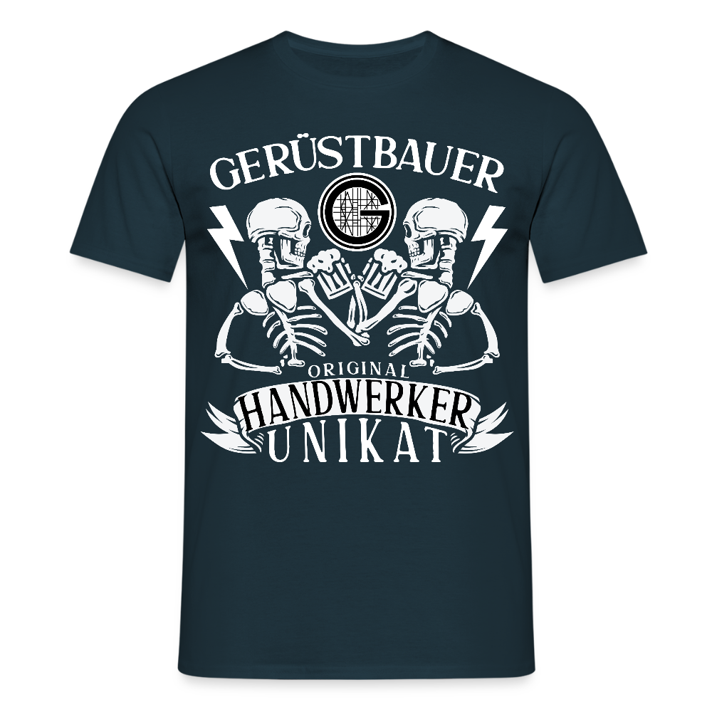 Gerüstbauer Unikat - Männer T-Shirt - Navy