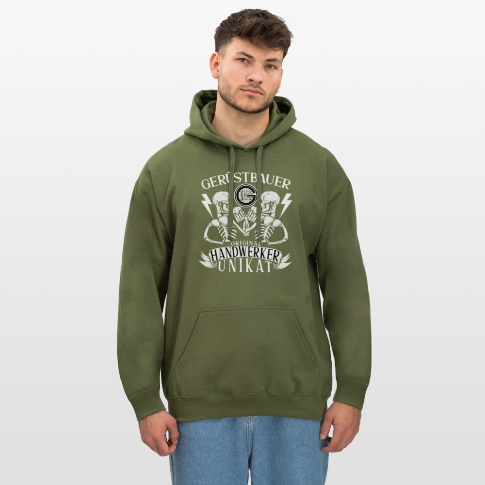 Gerüstbauer Unikat - Midweight Hoodie - Militärgrün