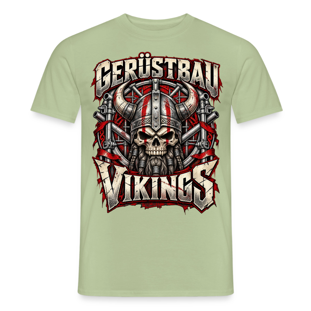 Gerüstbau Vikings - Männer T-Shirt - Sage