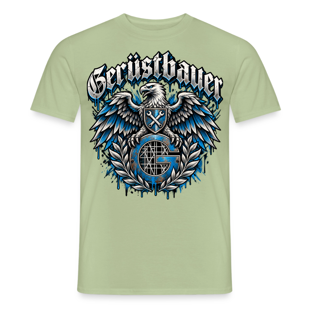 Gerüstbauer Adler - Männer T-Shirt - Sage
