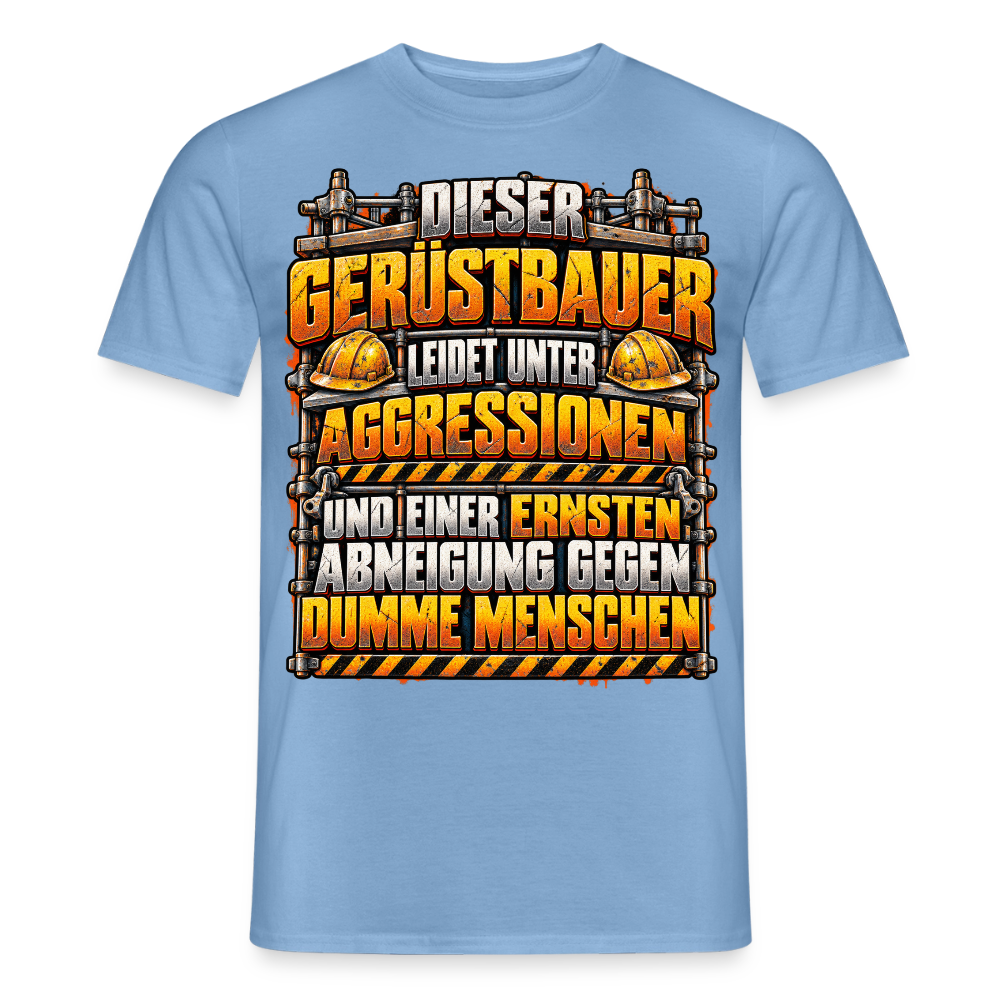 Dieser Gerüstbauer - Männer T-Shirt - Carolina Blue
