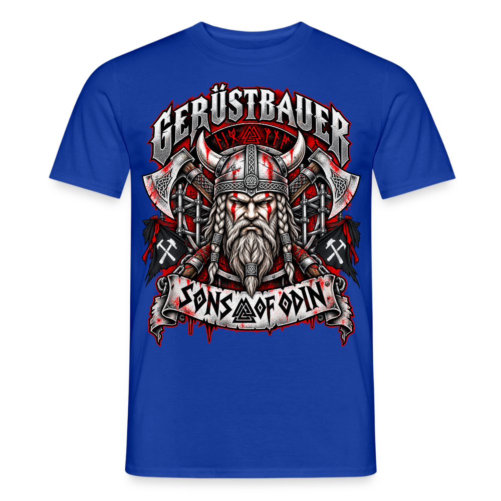 Gerüstbauer Viking - Männer T-Shirt - Dunkelblau