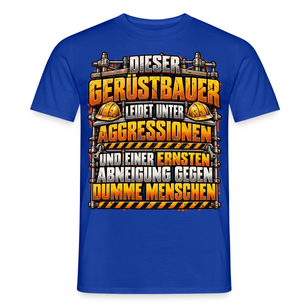 Dieser Gerüstbauer - Männer T-Shirt - Dunkelblau