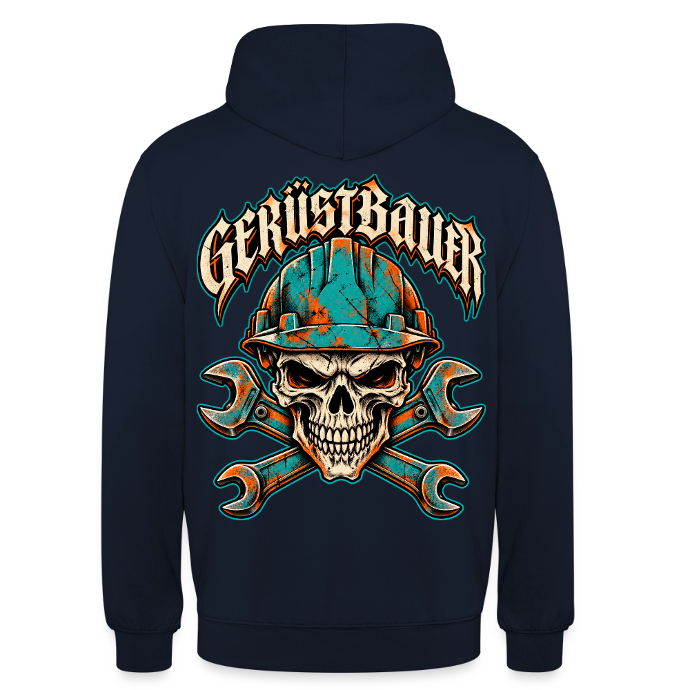 Gerüstbauer Skull Hoodie - Navy