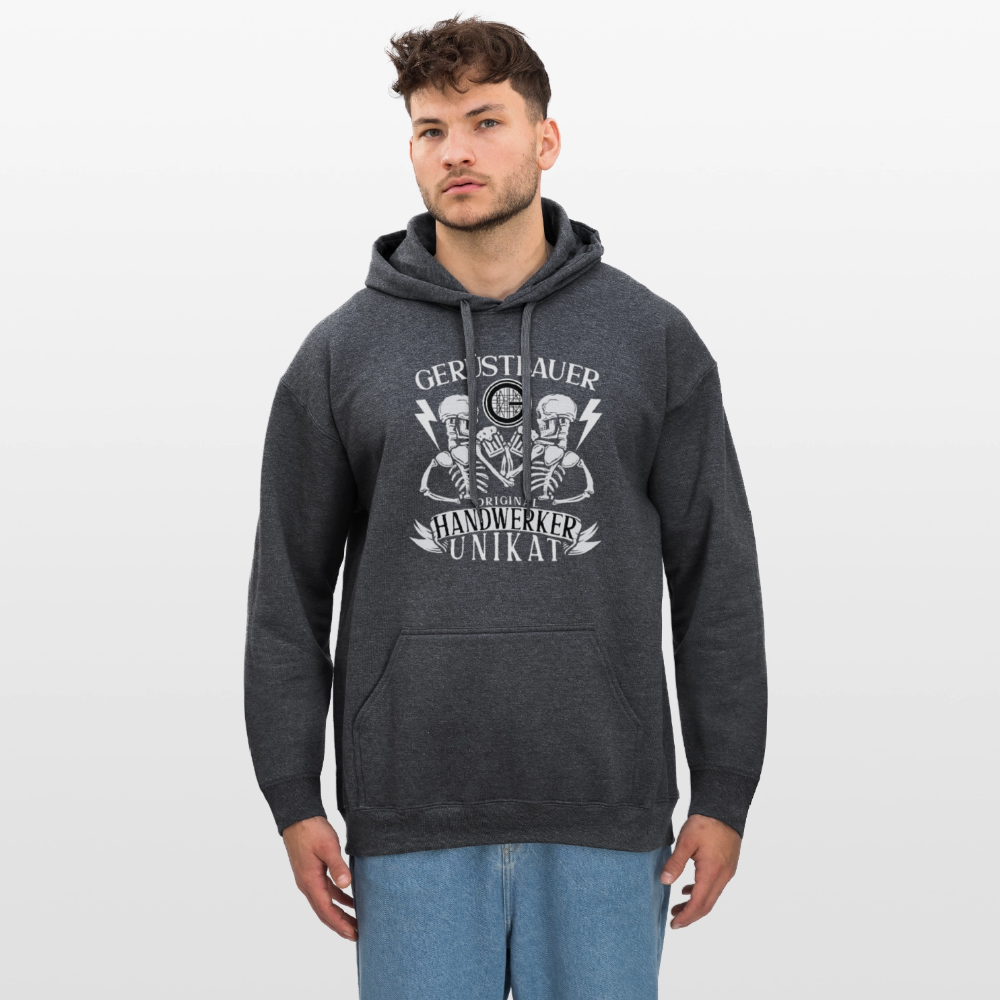 Gerüstbauer Unikat - Midweight Hoodie - Dunkelgrau meliert