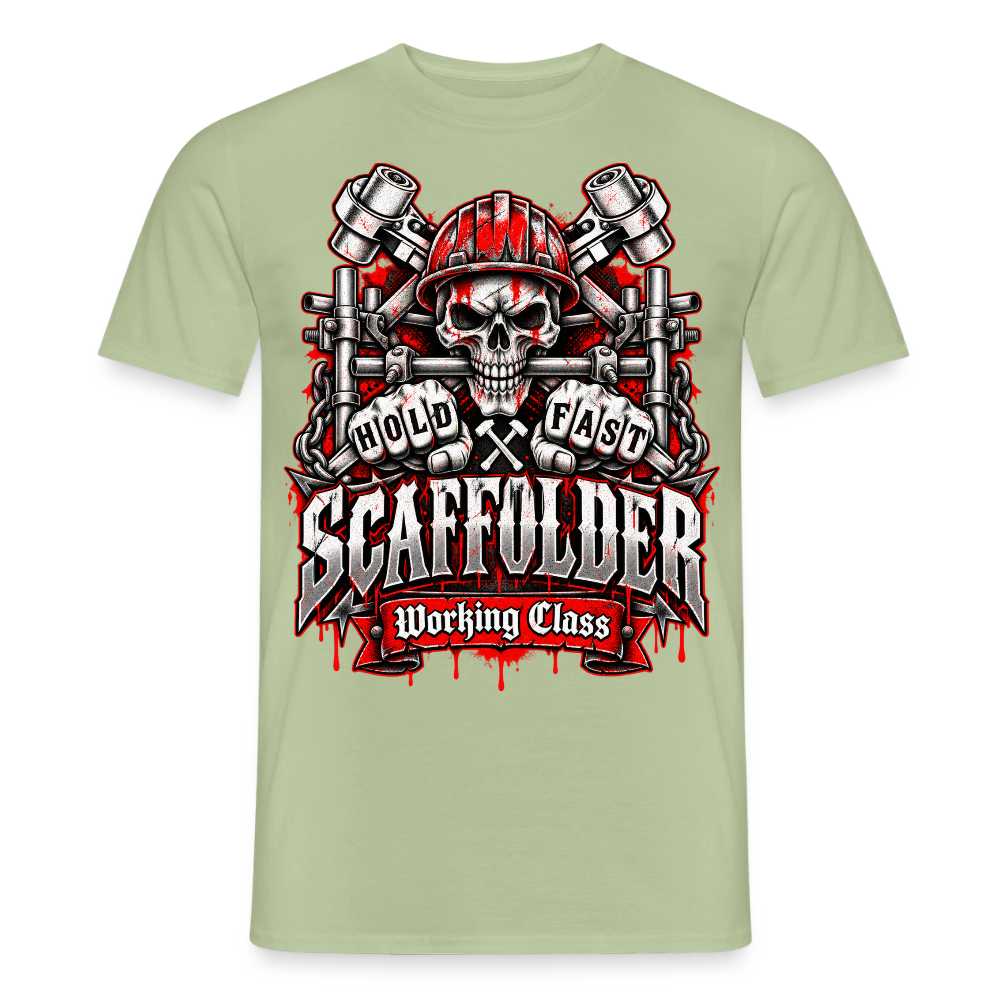 Scaffolder Working Class - Männer T-Shirt - Sage