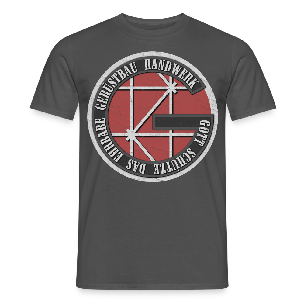 Gott schütze das Gerüstbauer Handwerk - T-Shirt - Anthrazit
