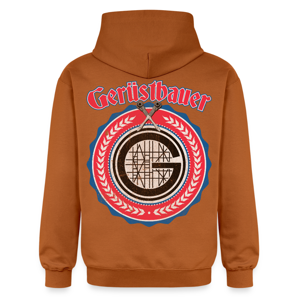 Gerüstbauer Ratschen Zunftw. - Midweight Hoodie Brust + Rücken - Athletic Orange