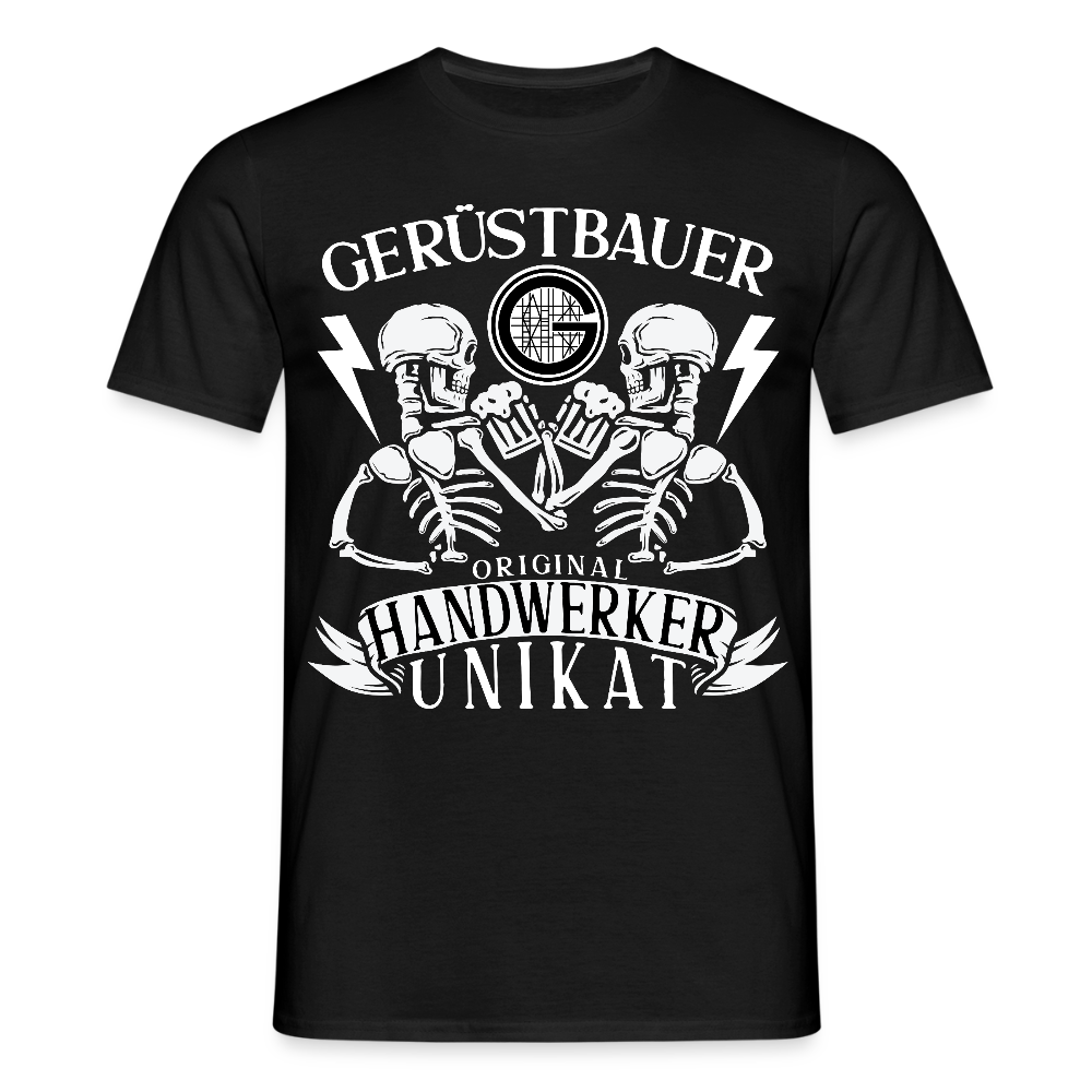 Gerüstbauer Unikat - Männer T-Shirt - Schwarz