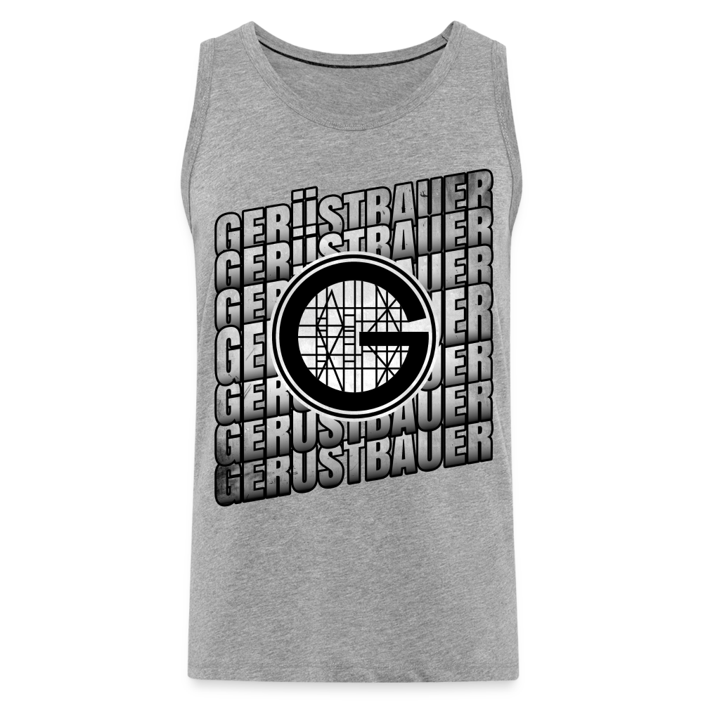 Gerüstbauer Premium Tank Top - Grau meliert