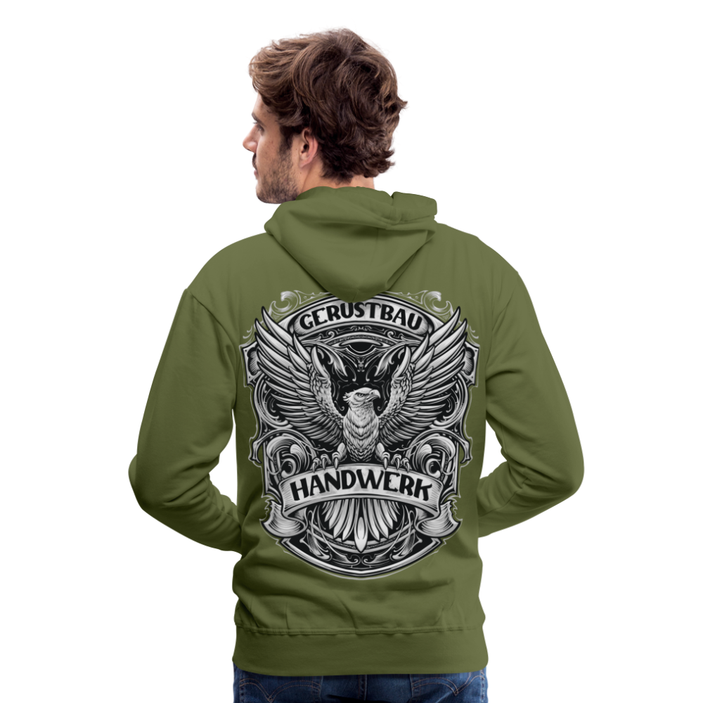 Gerüstbau Handwerk Premium Hoodie - Olivgrün