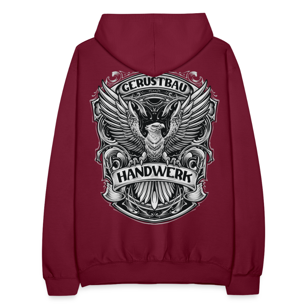 Gerüstbau Handwerk Unisex Hoodie - Bordeaux