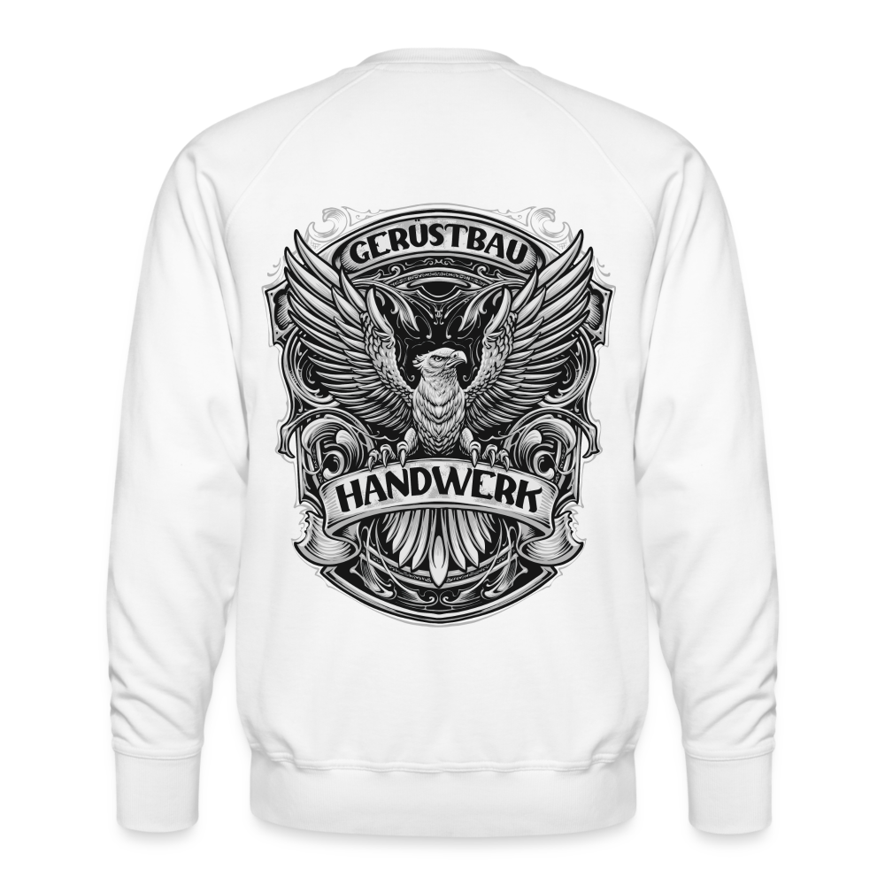 Gerüstbau Handwerk Premium Pullover - weiß