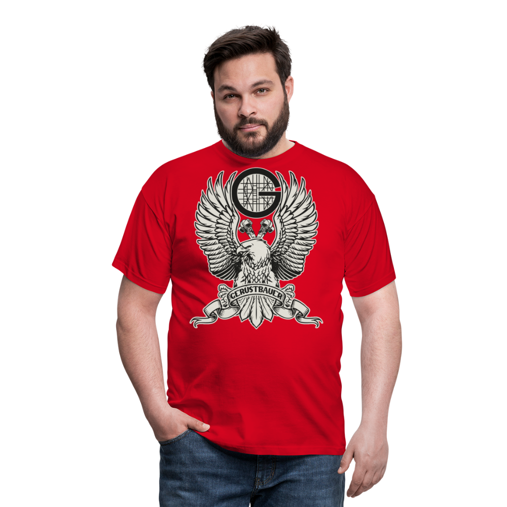 Gerüstbauer / Adler / Ratsche Premium T-Shirt - Rot
