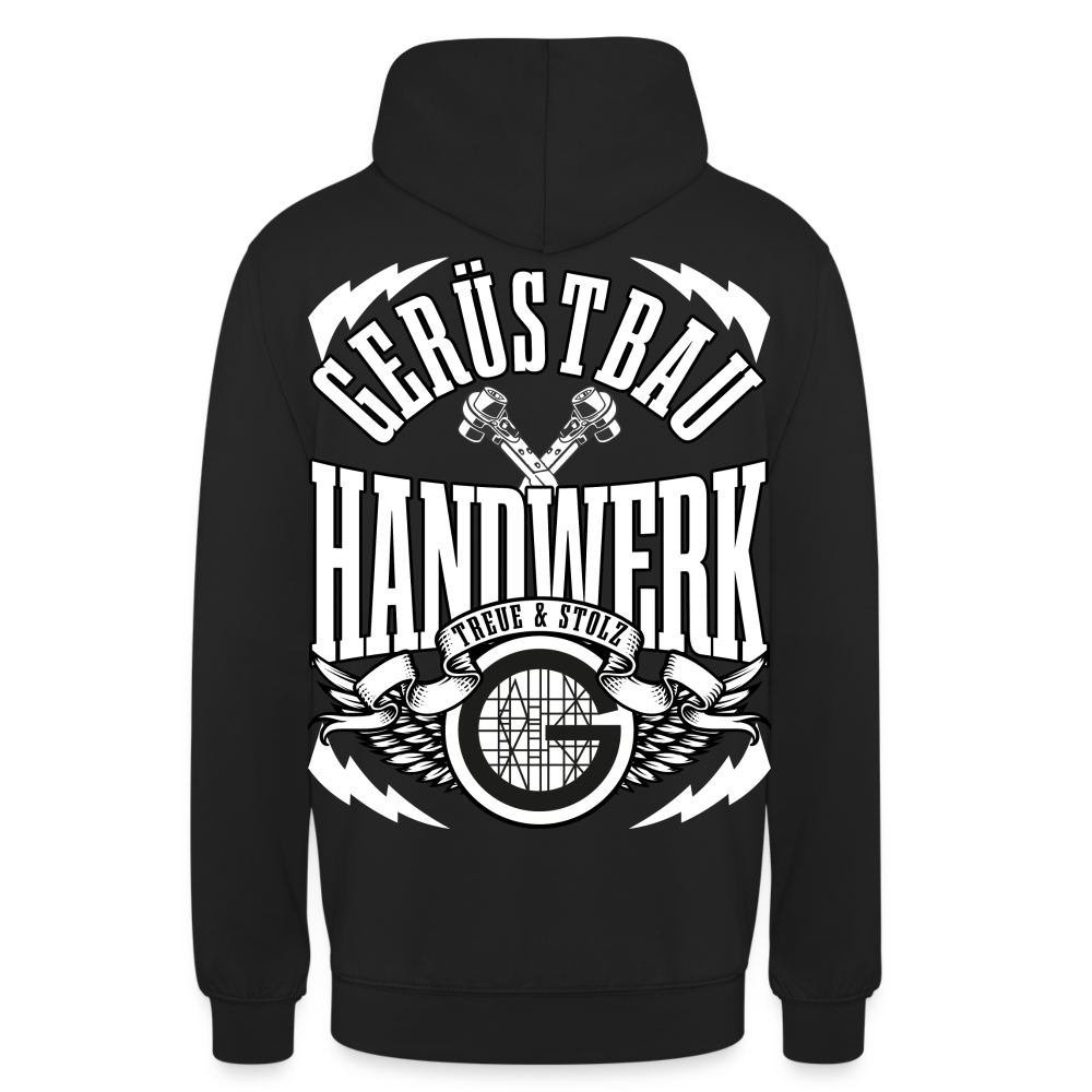 Gerüstbau Handwerk Treue & Stolz Hoodie - Schwarz