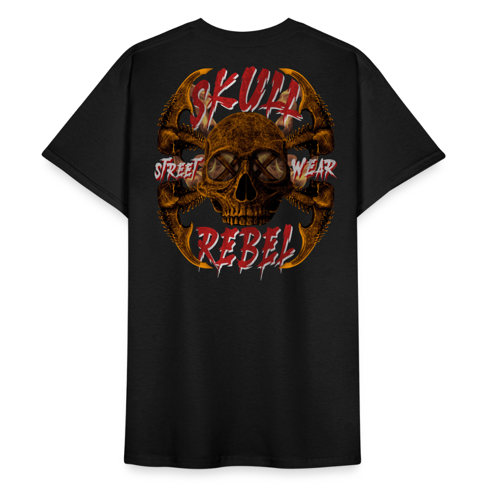 SkullRebel Streetwear Heavy T-Shirt - Schwarz