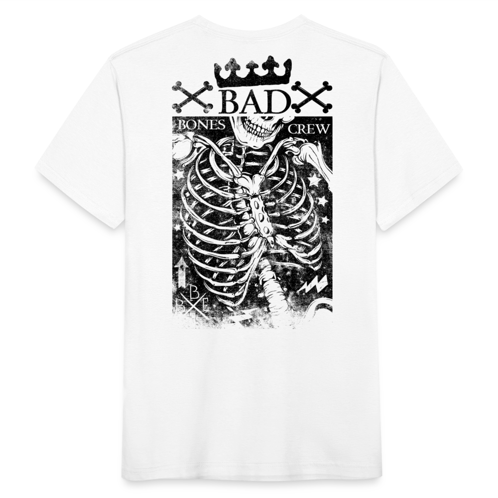 Scaffolder Bad Bone Crew Männer T-Shirt - weiß