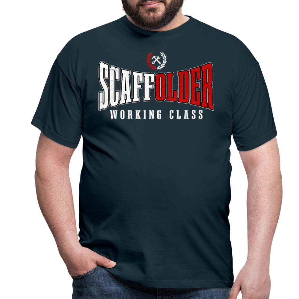 Scaffolder Working Class Männer T-Shirt - Navy