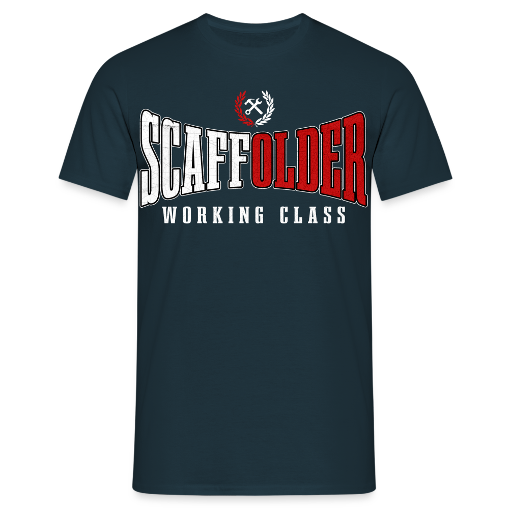 Scaffolder Working Class Männer T-Shirt - Navy