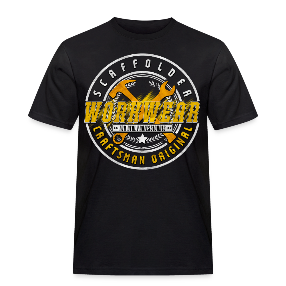 Scaffolder Workwear T-Shirt - Schwarz