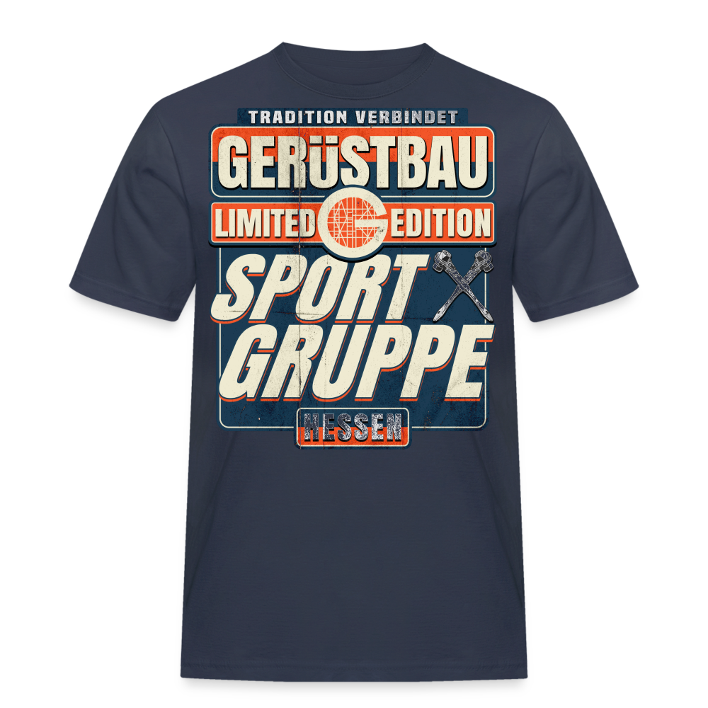 Sportgruppe Hessen Gerüstbauer T-Shirt - Navy
