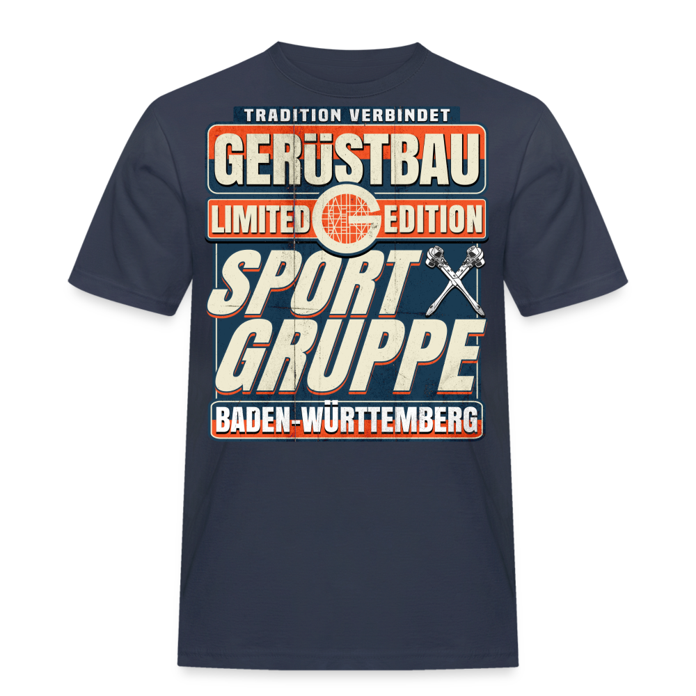 Sportgruppe Baden Württemberg Gerüstbauer T-Shirt - Navy
