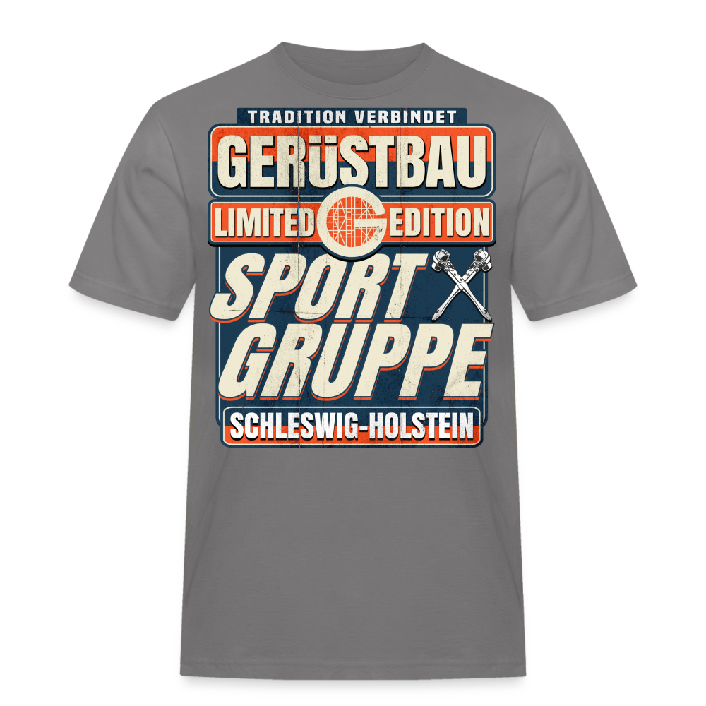 Sportgruppe Schleswig Holstein Gerüstbauer T-Shirt - Grau