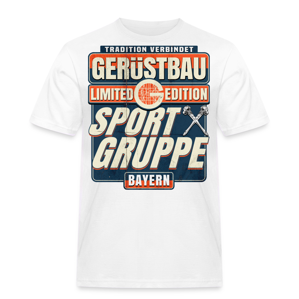 Sportgruppe Bayern Gerüstbauer T-Shirt - weiß