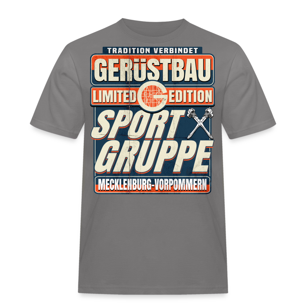 Sportgruppe Mecklenburg Vorpommern Gerüstbauer T-Shirt - Grau