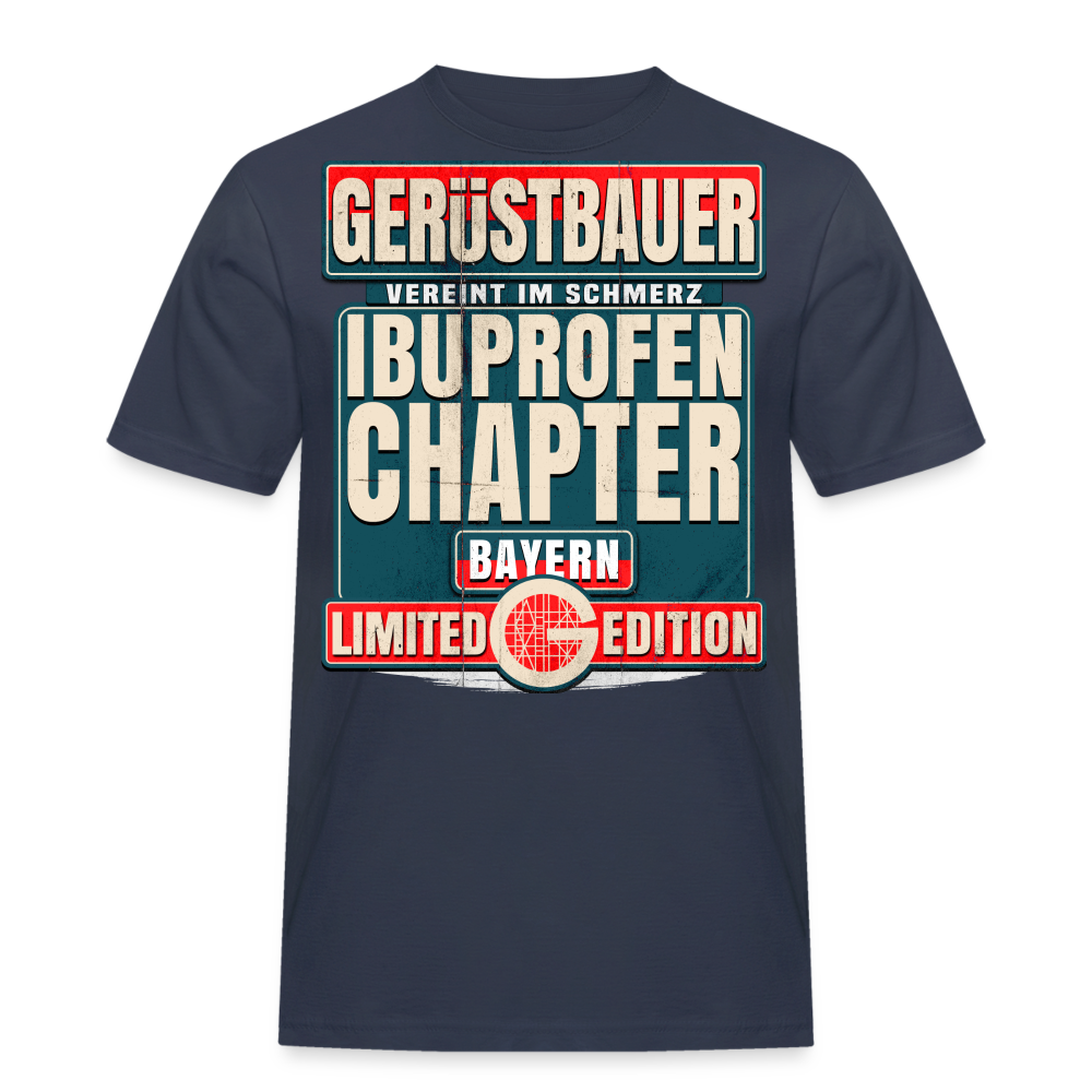 Ibuprofen Chapter Bayern Gerüstbauer T-Shirt - Navy