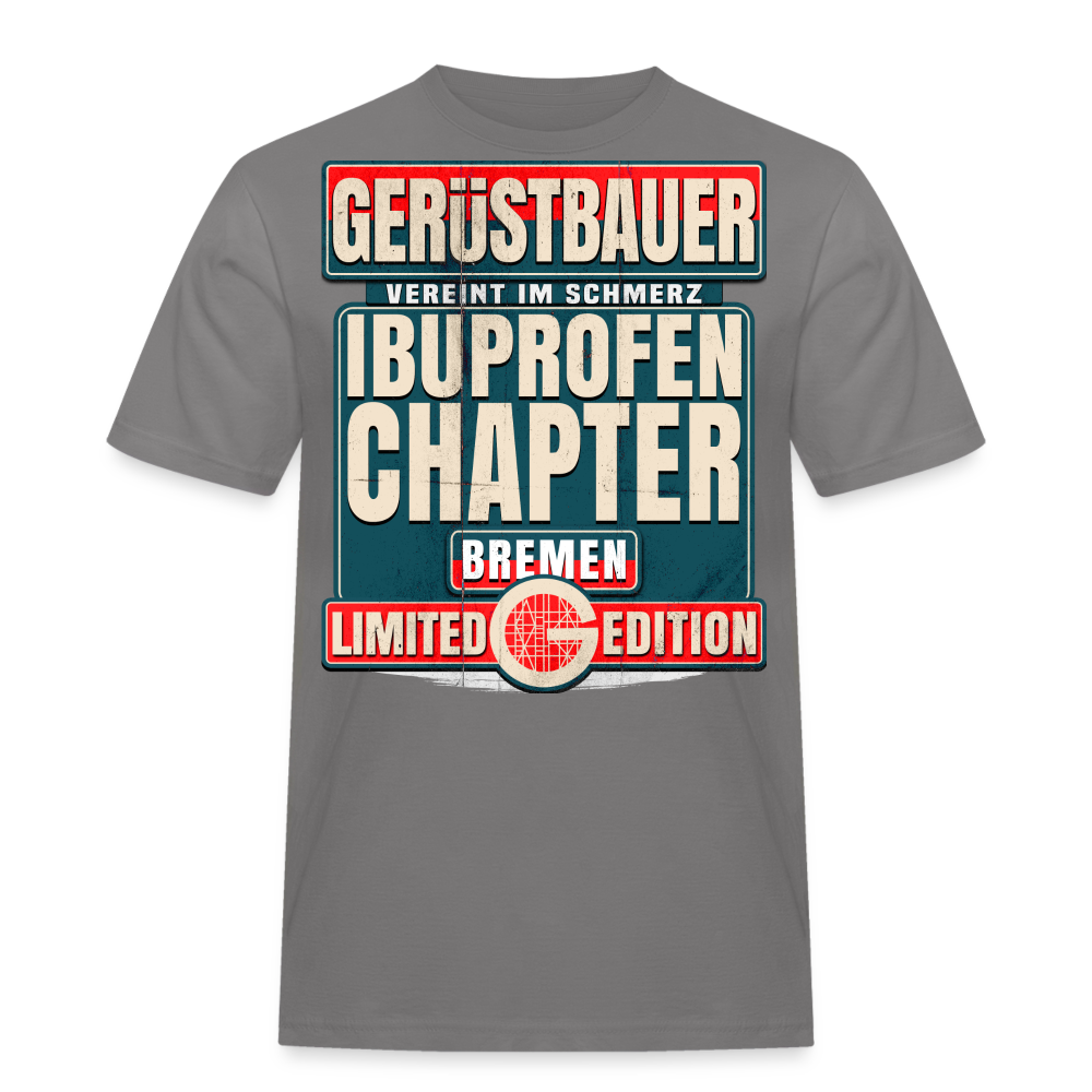 Ibuprofen Chapter Bremen Gerüstbauer T-Shirt - Grau