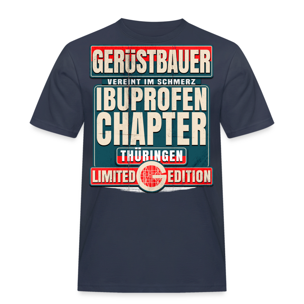 Ibuprofen Chapter Thüringen Gerüstbauer T-Shirt - Navy