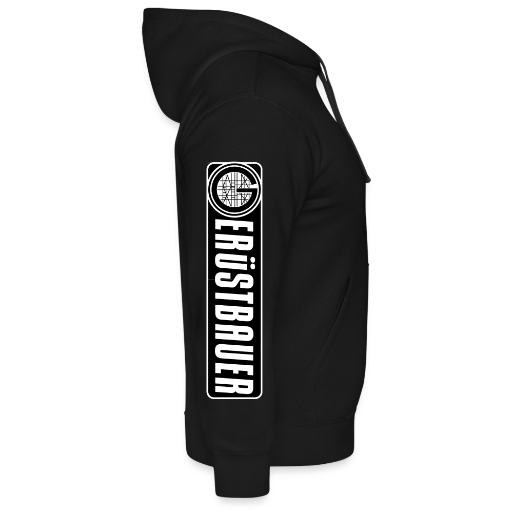 Gerüstbau Handwerk Fullprint Hoodie - Schwarz