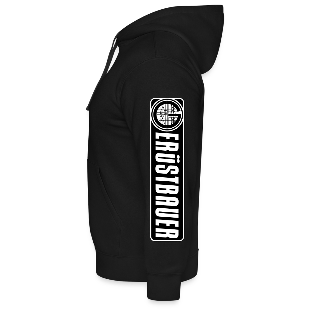 Gerüstbau Handwerk Fullprint Hoodie - Schwarz