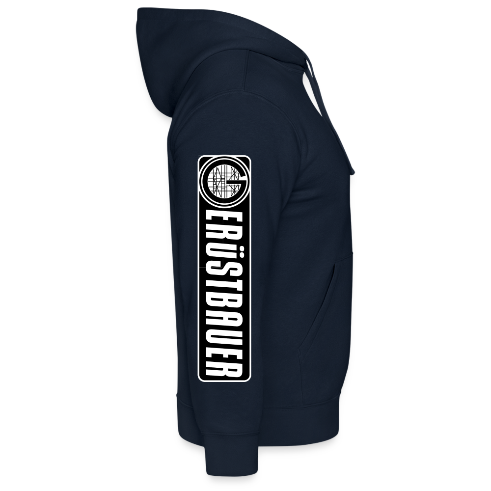 Gerüstbau Handwerk Fullprint Hoodie - Navy