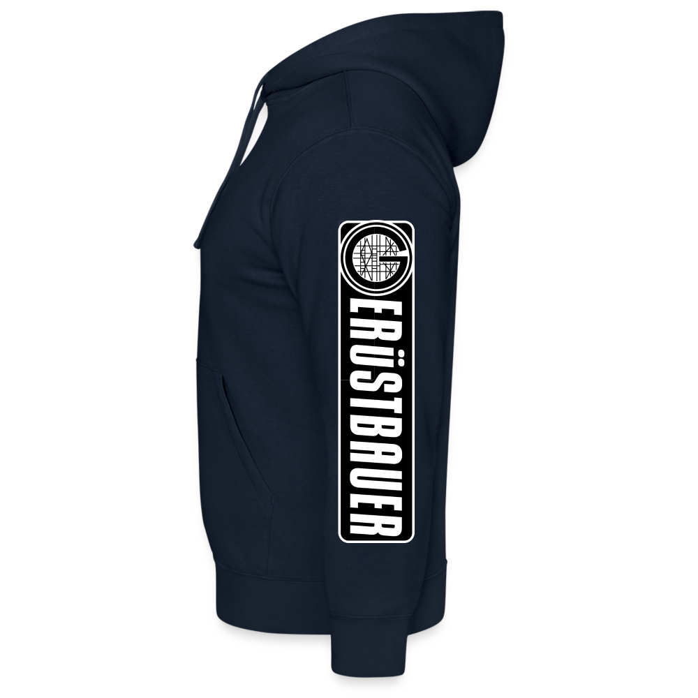 Gerüstbau Handwerk Fullprint Hoodie - Navy