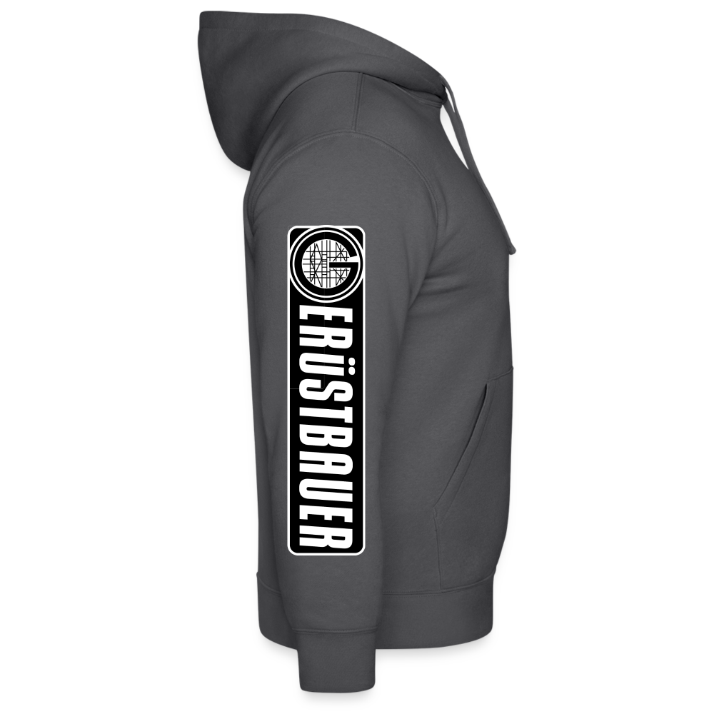 Gerüstbau Handwerk Fullprint Hoodie - Grau