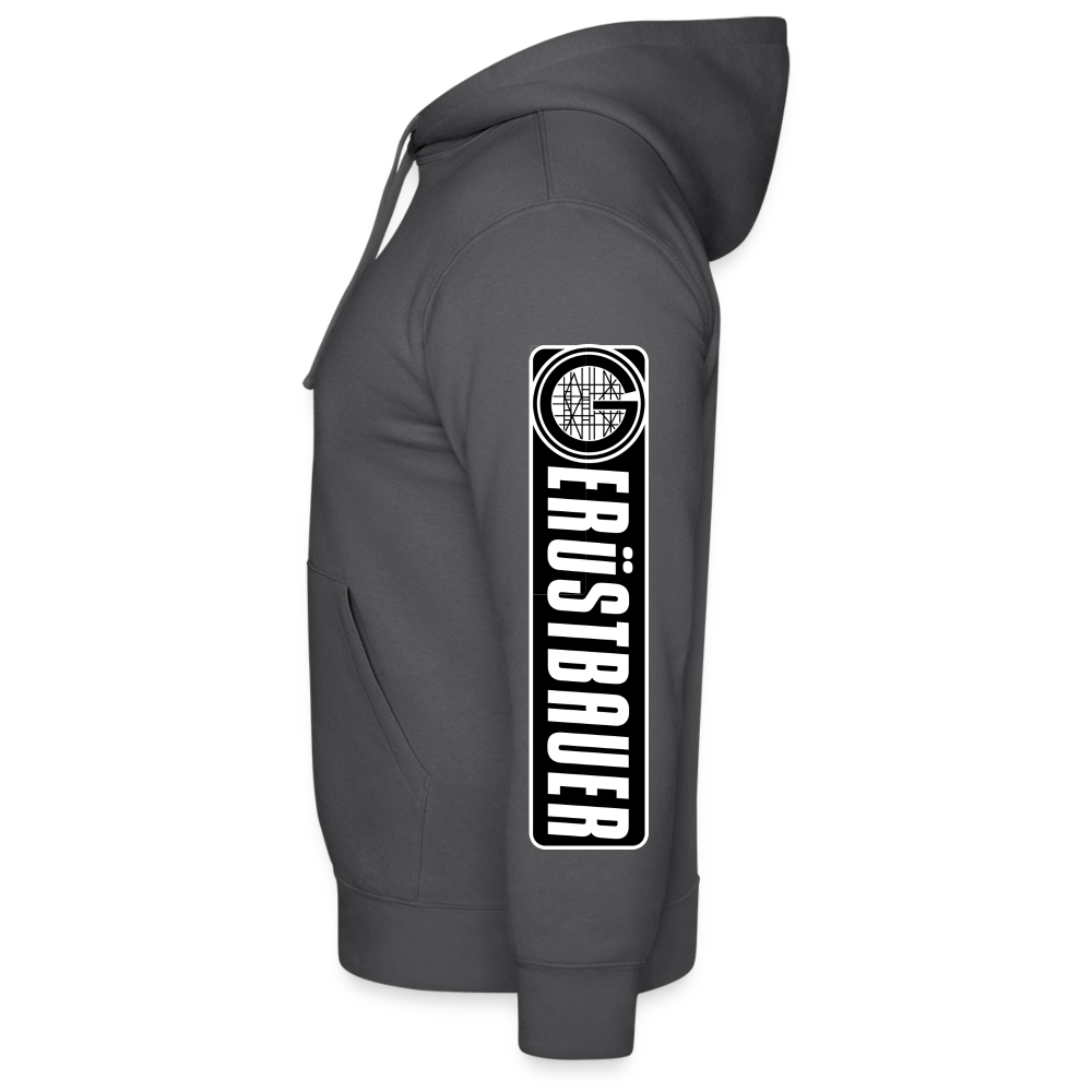 Gerüstbau Handwerk Fullprint Hoodie - Grau