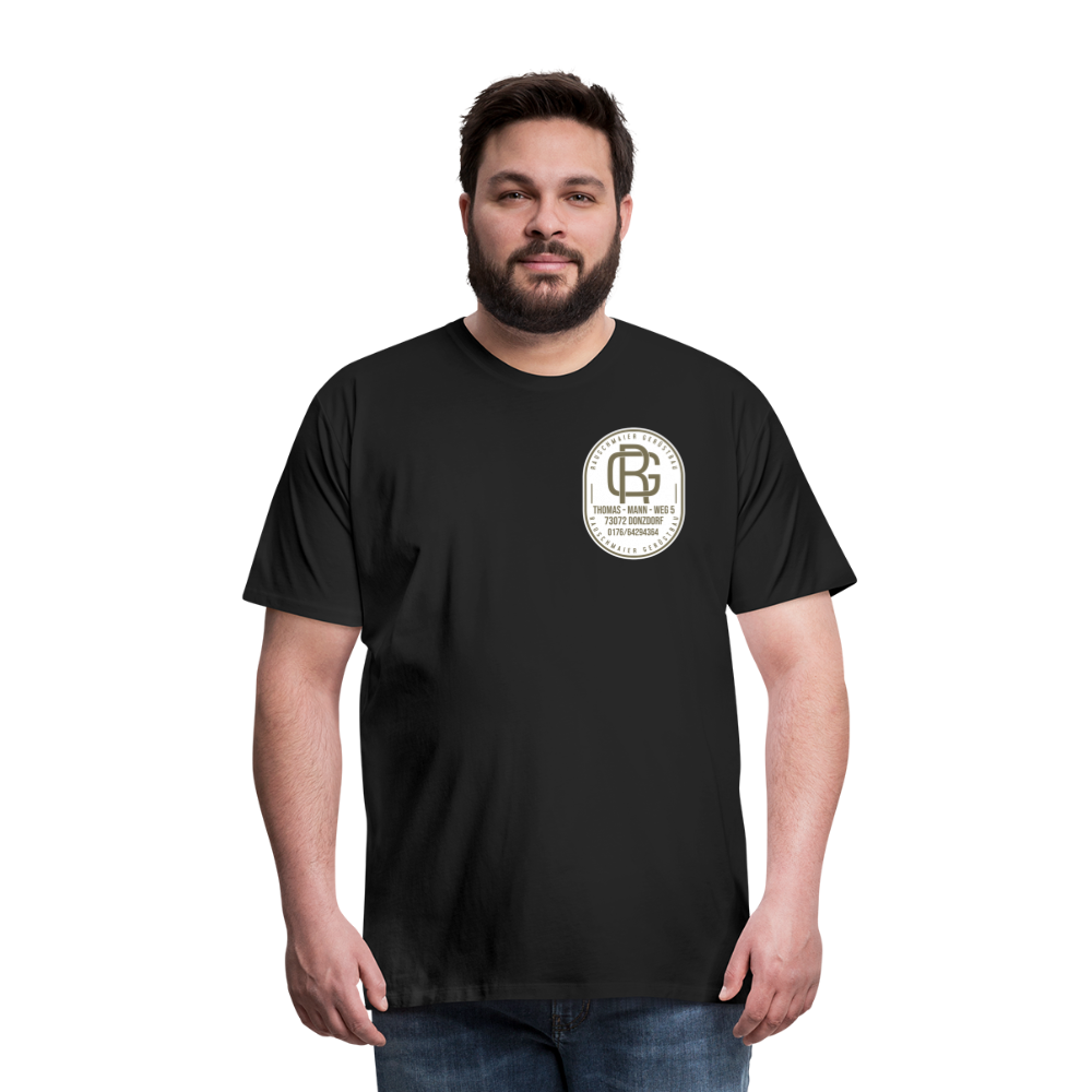 Männer Premium T-Shirt - Schwarz