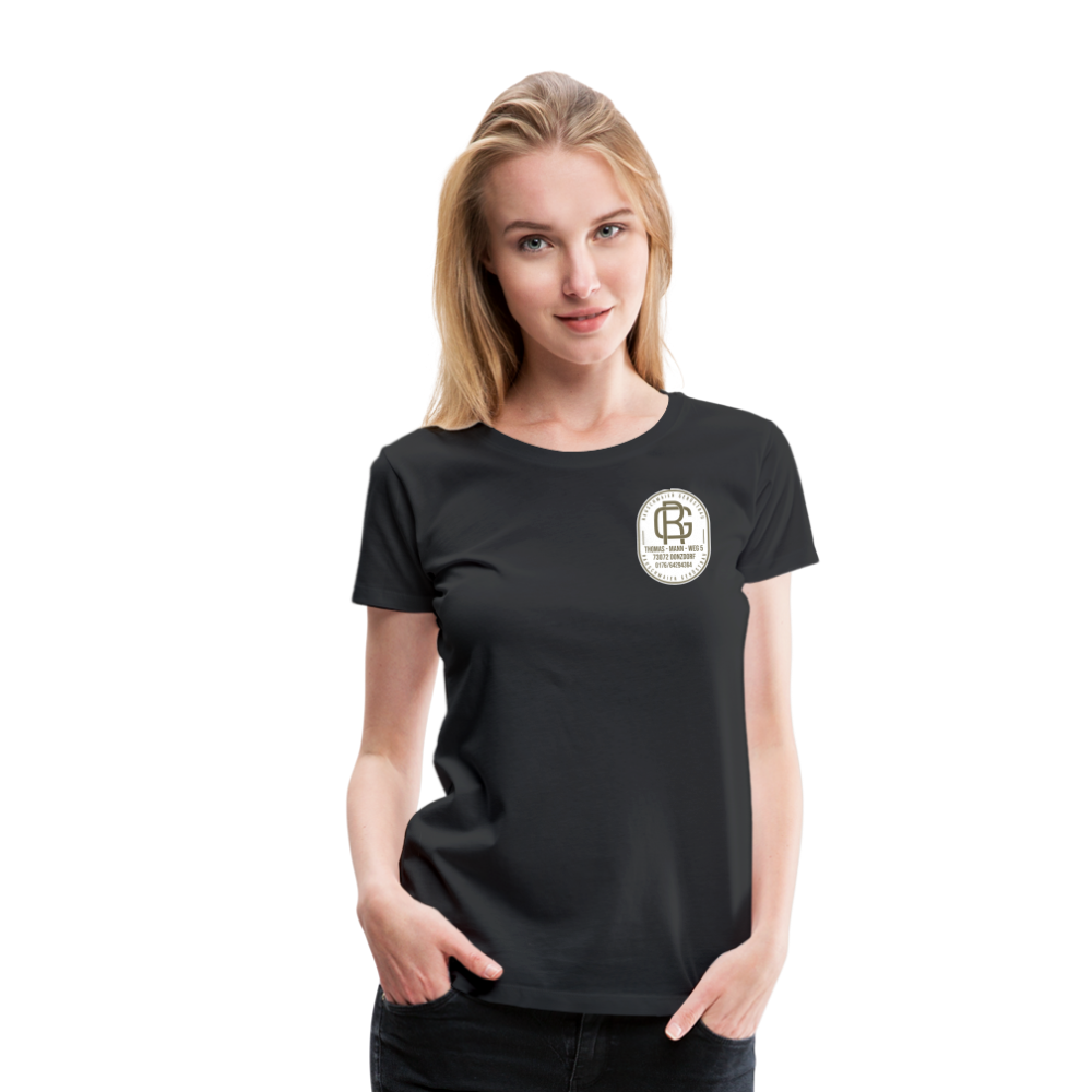 Frauen Premium T-Shirt - Schwarz