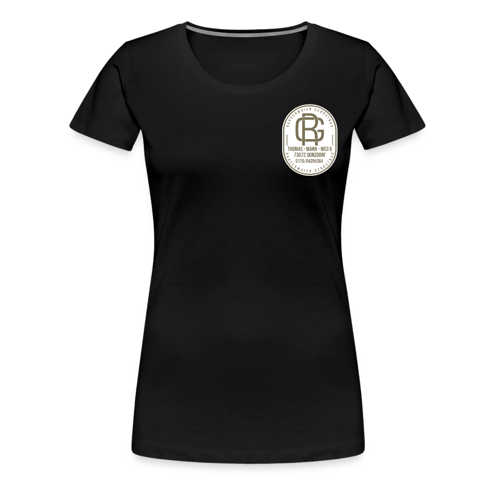 Frauen Premium T-Shirt - Schwarz
