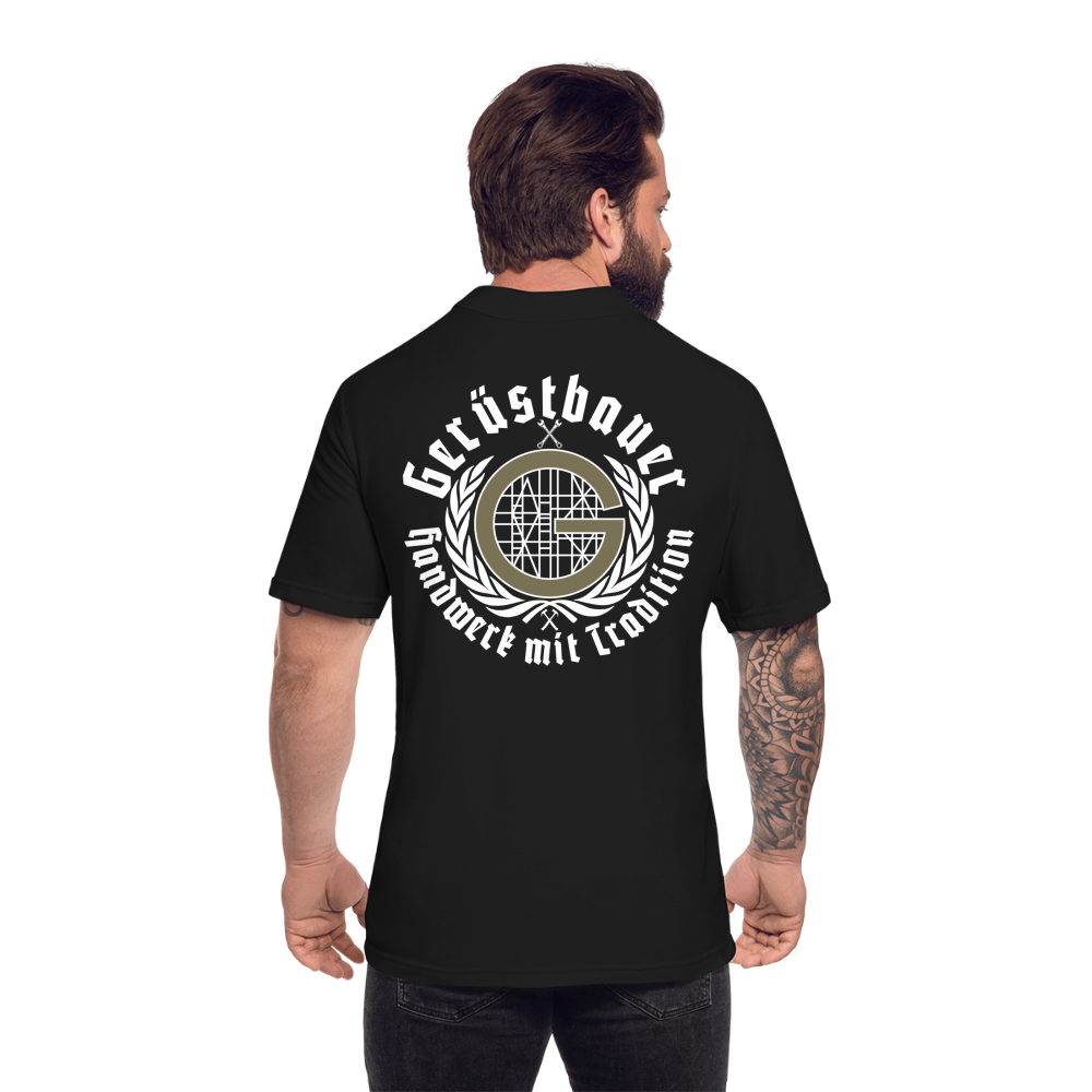 Männer Poloshirt - Schwarz