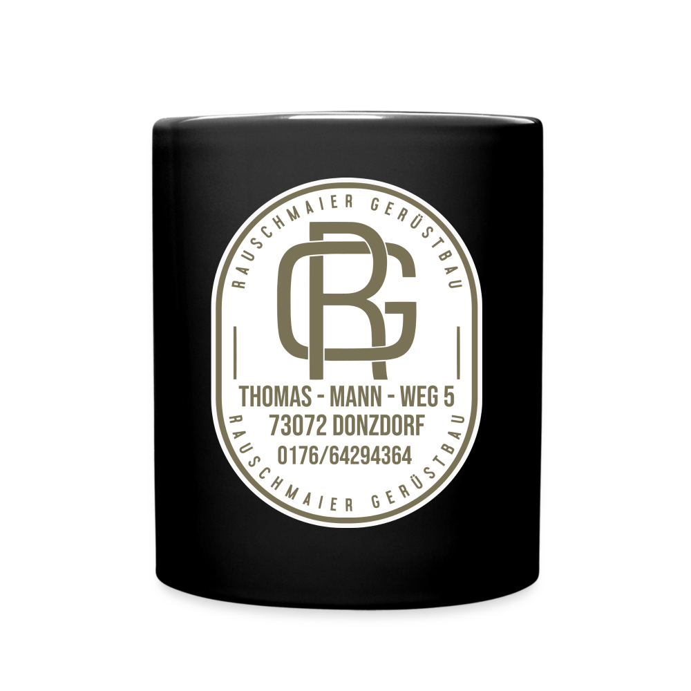 Tasse einfarbig - Schwarz