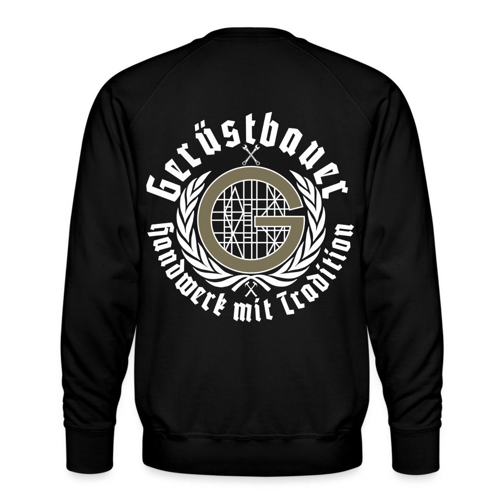 Männer Premium Pullover - Schwarz