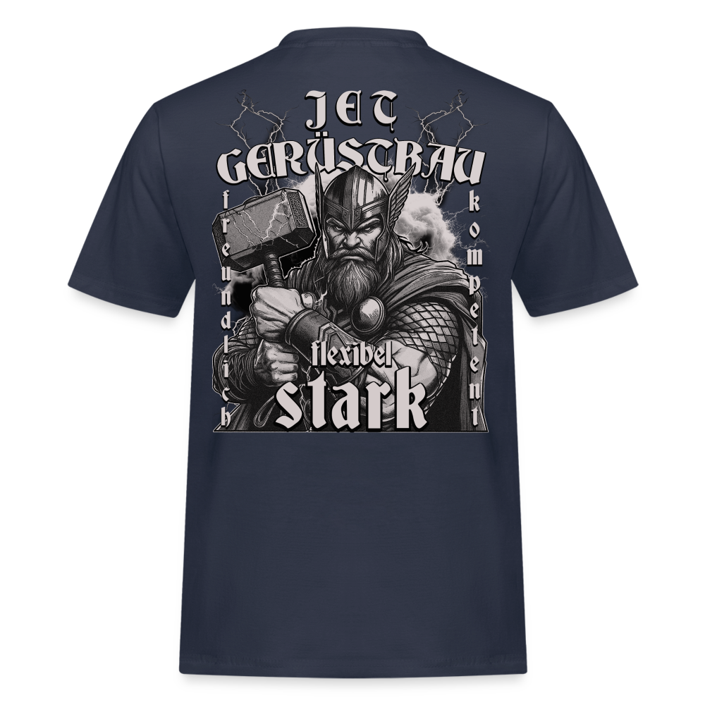 Thor Rückendruck Workwear T-Shirt - Navy