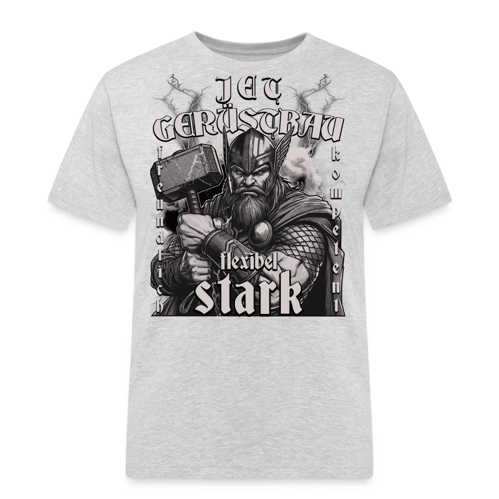Thor Workwear T-Shirt - Grau meliert